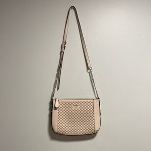 Baby pink designer guess handbag